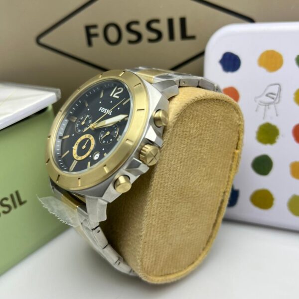 Fossil Privateer Chronograph BQ2815 Men's Watch Smoke Grey Stainless Steel