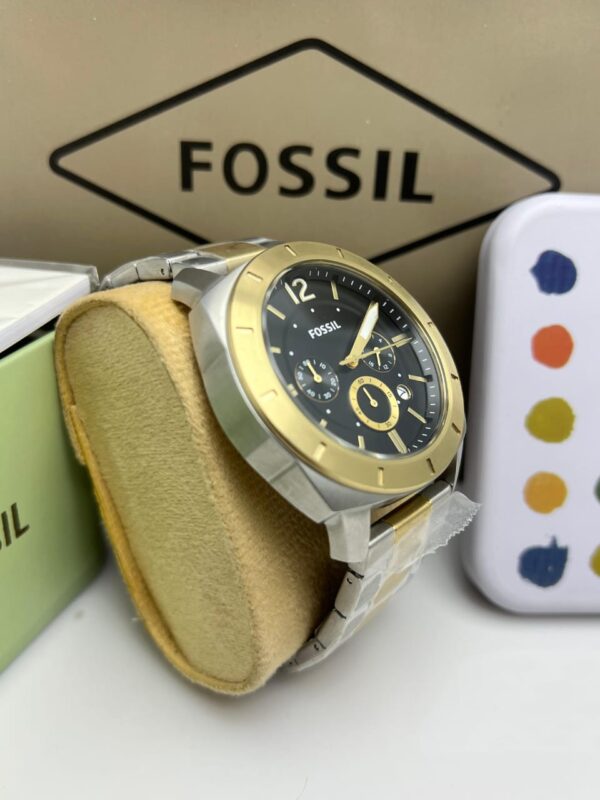 Fossil Privateer Chronograph BQ2815 Men's Watch Smoke Grey Stainless Steel