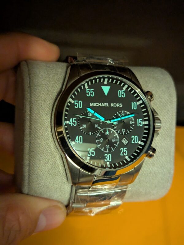 PXL_20260205_171157231 Michael Kors Men's Quartz Stainless Steel Chronograph Watch MK8414, MK Watch Price in Pakistan