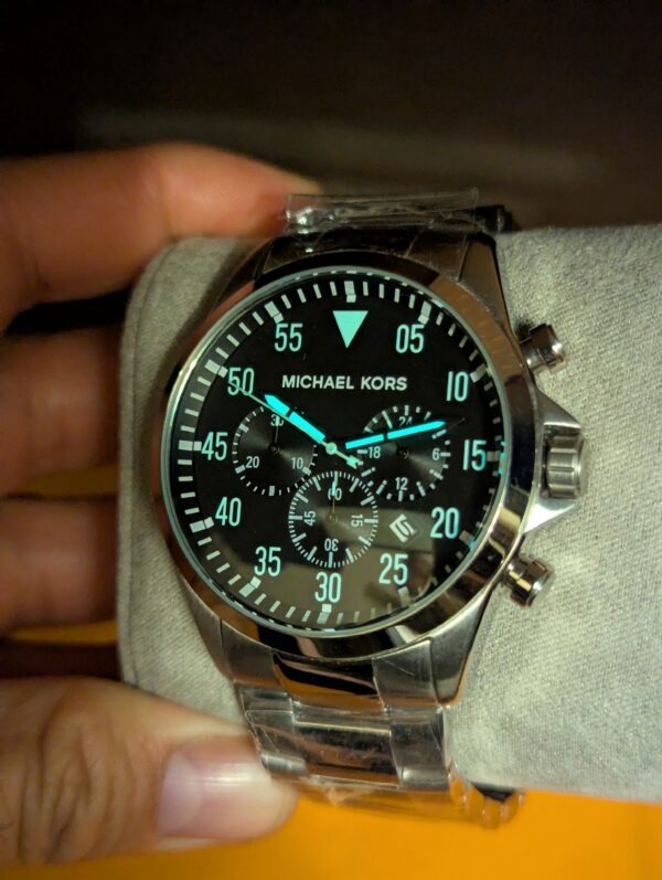 PXL_20260205_171200099 Michael Kors Men's Quartz Stainless Steel Chronograph Watch MK8414, MK Watch Price in Pakistan