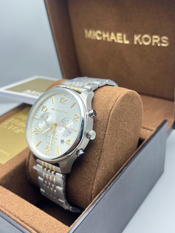 Michael Kors Merrick Chronograph Watch for Men's in two-tone Stainless Steel
