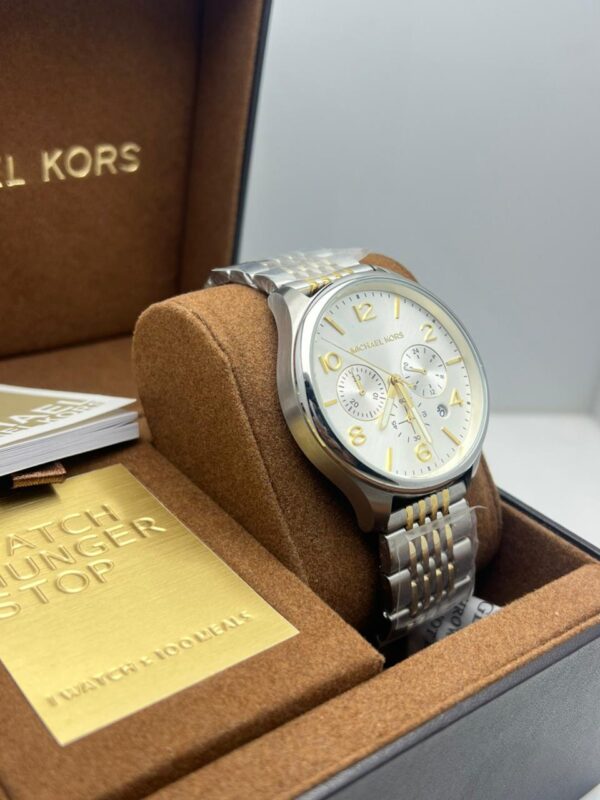 Michael Kors Merrick Chronograph Watch for Men's in two-tone Stainless Steel