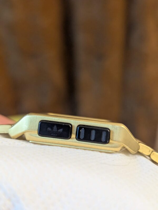 Adidas Archive M1 Gold Digital Vintage Watch for Men's