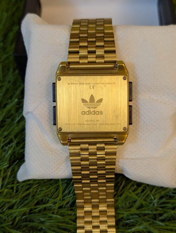 Adidas Archive M1 Gold Digital Vintage Watch for Men's