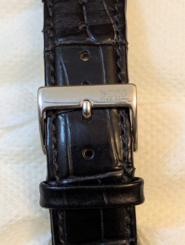 Hugo Boss Leather Strap Blue Dial Men's Chronograph Watch Price in Pakistan