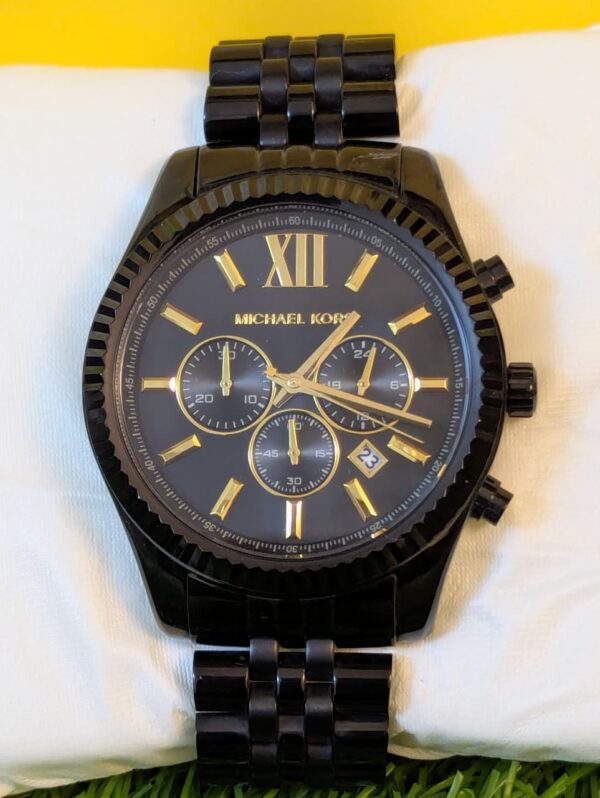 Michael Kors Lexington Chronograph MK8603, Black Men's Watch Price in Pakistan