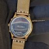 Seiko Men's Watch featuring a Rose Gold-Tone Stainless Steel Mesh Band