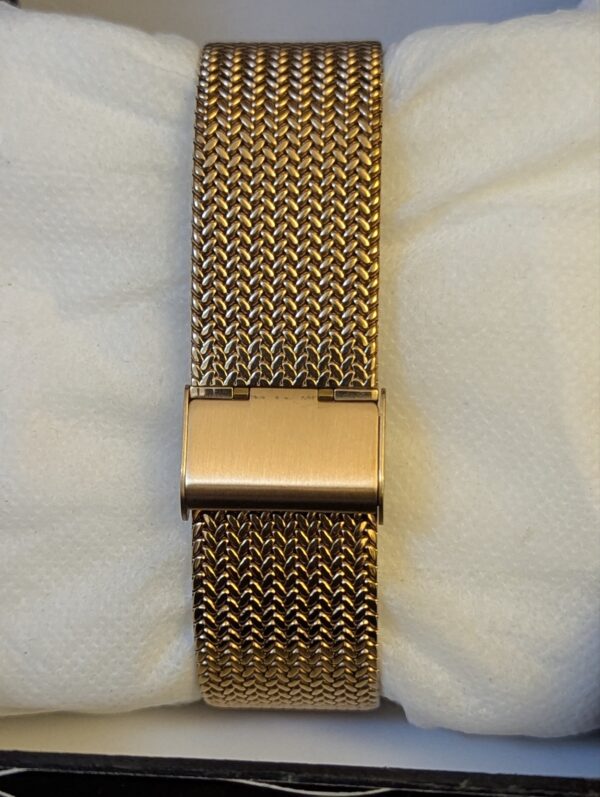 Seiko Men's Watch featuring a Rose Gold-Tone Stainless Steel Mesh Band