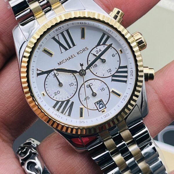 Michael Kors Lexington Chronograph, specifically identifying as the MK5955 (women's/unisex 38mm)