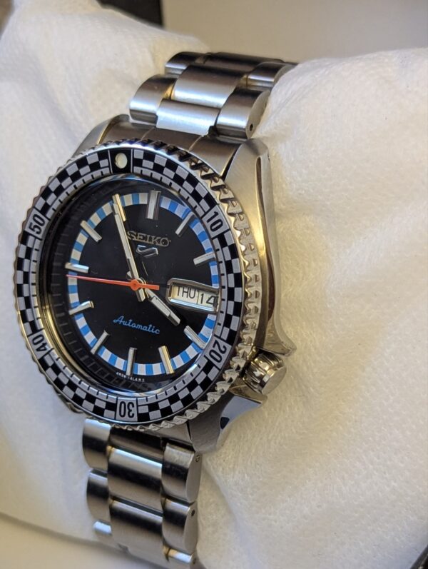 Seiko 5 Sports SRPK67K1 "Checker Flag" Special Edition Watch for Men's