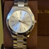 2026/05/158384-scaled.jpg Michael Kors Slim Runway Silver-Tone Watch (Model: MK3178).