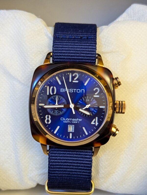 Briston Clubmaster Classic Acetate Chronograph watch for Men's
