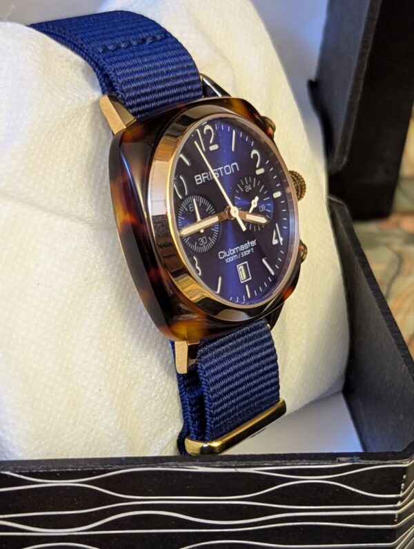 Briston Clubmaster Classic Acetate Chronograph watch for Men's