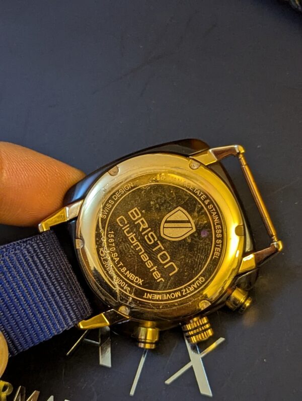Briston Clubmaster Classic Acetate Chronograph watch for Men's