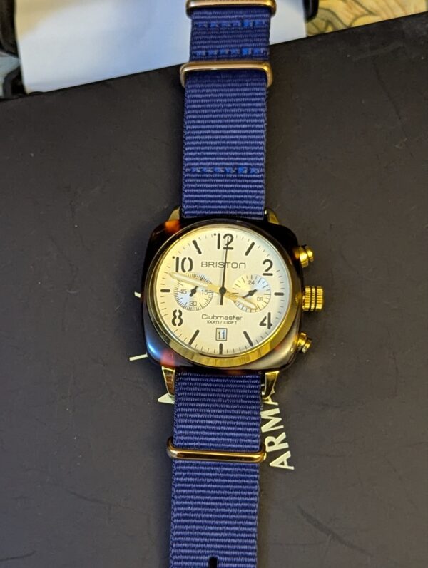 Briston Clubmaster Classic Acetate Chronograph watch for Men's