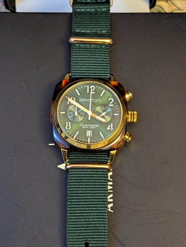 Briston Clubmaster Classic Acetate Chronograph watch for Men's