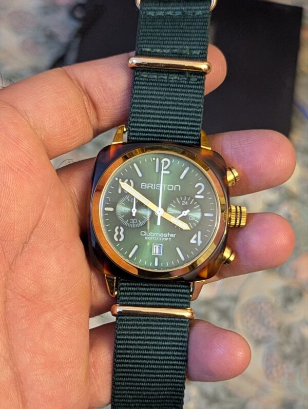 Briston Clubmaster Classic Acetate Chronograph watch for Men's