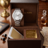 2026/05/159226.png Michael Kors Slim Runway Silver-Tone Watch (Model: MK3178).