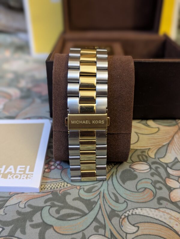 2026/05/163440-scaled.jpg Michael Kors Runway Chronograph Two-Tone Watch for Men's