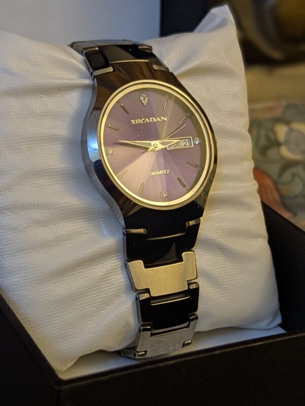 Xikadan Tungsten Steel Quartz Watch for Men's