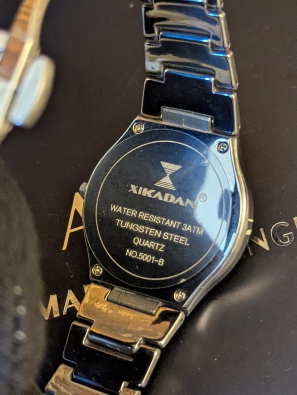 Xikadan Tungsten Steel Quartz Watch for Men's