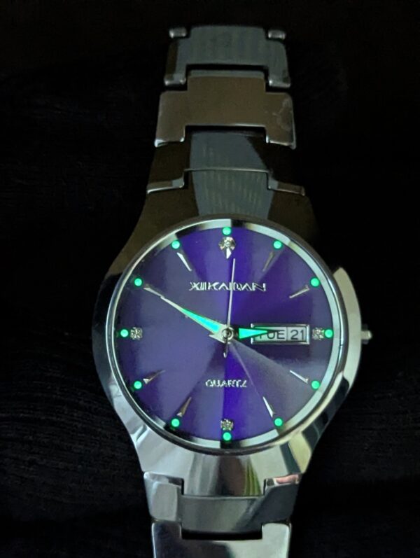 Xikadan Tungsten Steel Quartz Watch for Men's