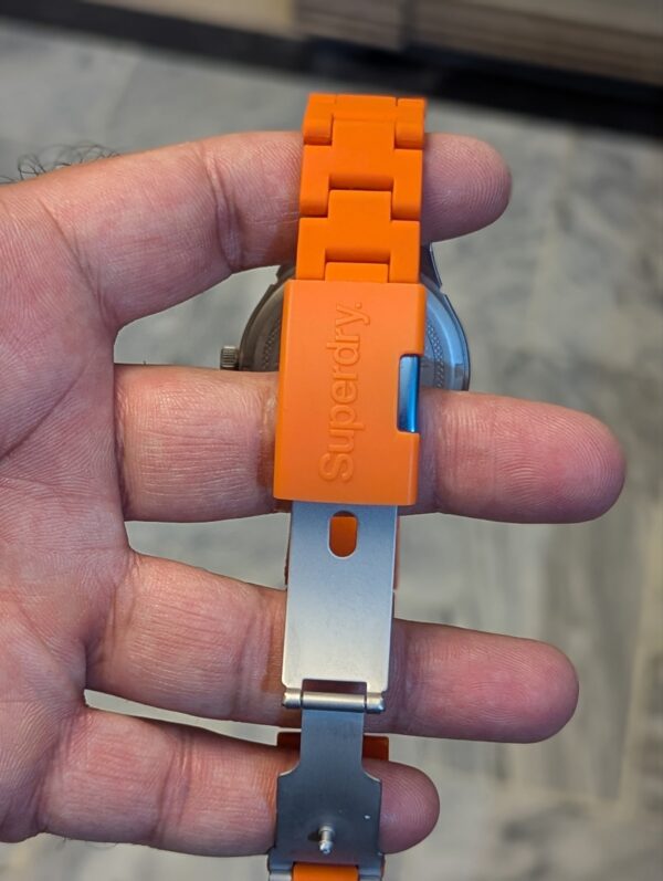 Superdry Scuba Gents Orange Watch (Model: SYG109O / SYG109OG).