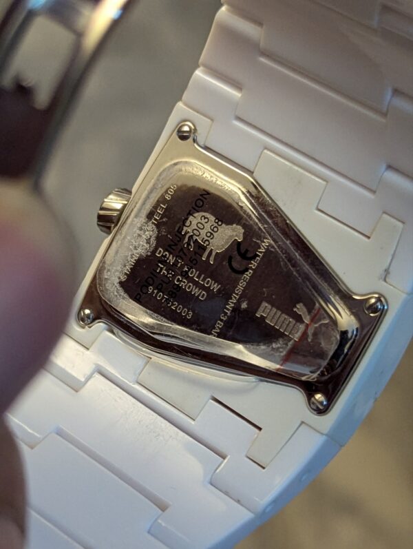 Puma Podium Injection analog quartz watch for women's model PU910642003.