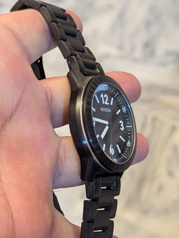 Nixon Cardiff Sport SS All-Black Men's Watch (Model: A960022 / A199-000-00).