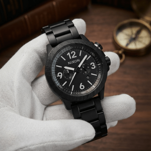 Nixon Cardiff Sport SS All-Black Men's Watch (Model: A960022 / A199-000-00).