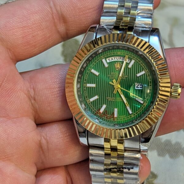 Ralex Day-Date 40 style luxury AAA Class Replica Stainless Steel