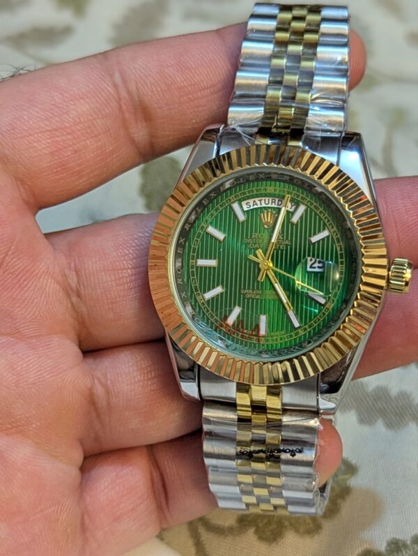 Ralex Day-Date 40 style luxury AAA Class Replica Stainless Steel