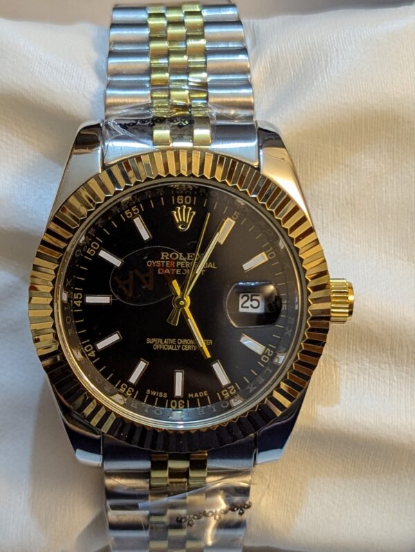 Ralex Day-Date 40 style luxury AAA Class Replica Stainless Steel
