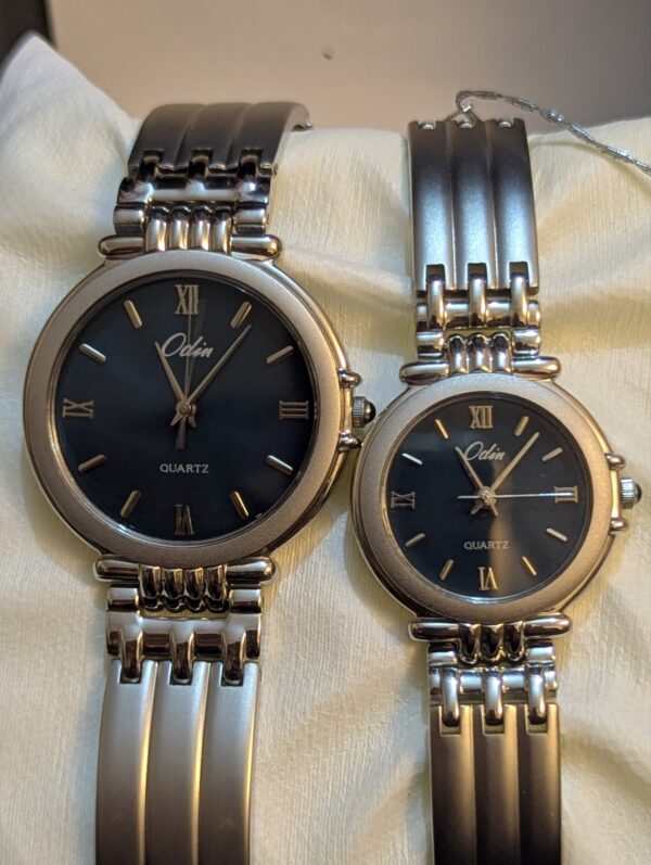 Couple's Watch set from the brand Odin, Vintage Quartz Watch