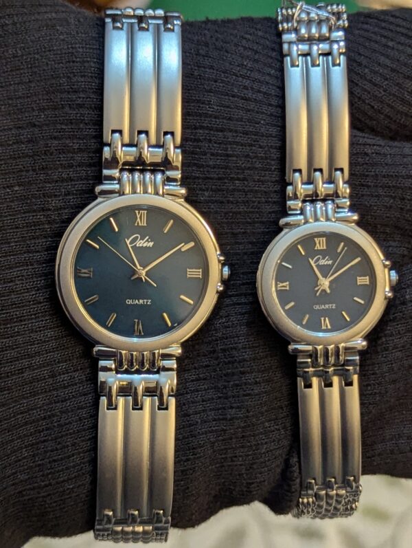Couple's Watch set from the brand Odin, Vintage Quartz Watch