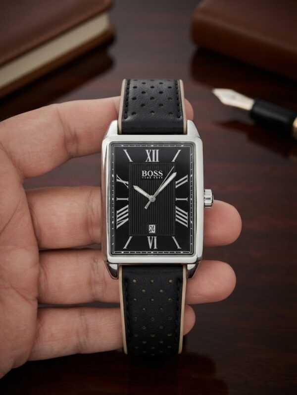 2026/07/256542.jpg Hugo Boss "Tank" style rectangular men's watch