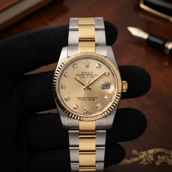 Ralex Master Clown Automatic two-tone Oystersteel and yellow gold construction