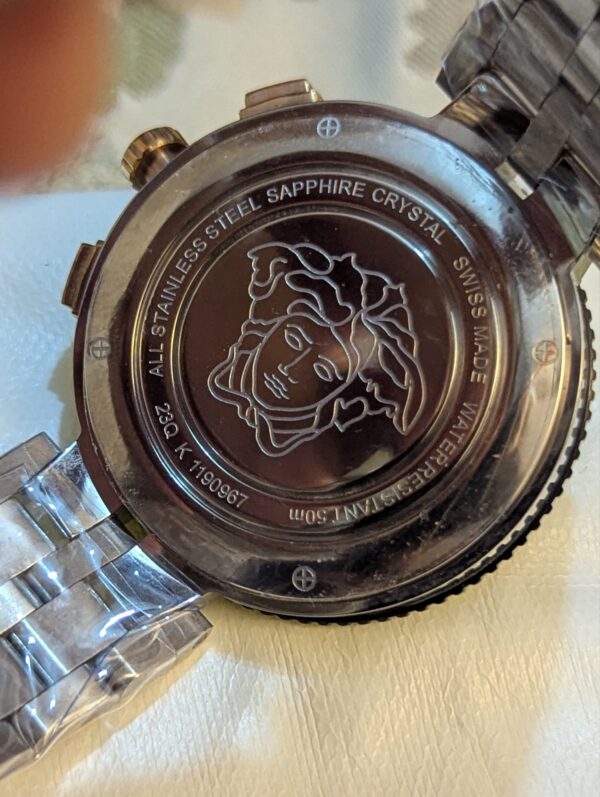 2026/08/254405-scaled.jpg Versus Versace Logo Chronograph Men's Wristwatch