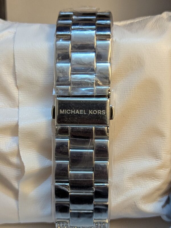 Michael Kors Silver-Tone Crystal Pavé Women's Watch with Blue Dial (MK-6990) Price in Pakistan