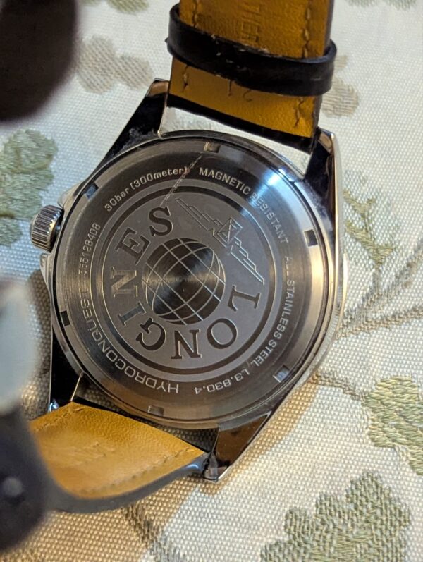 2026/10/68149-scaled.jpg Longines Conquest Quartz Men's Watch with Blue Dial & Black Leather Strap Price in Pakistan