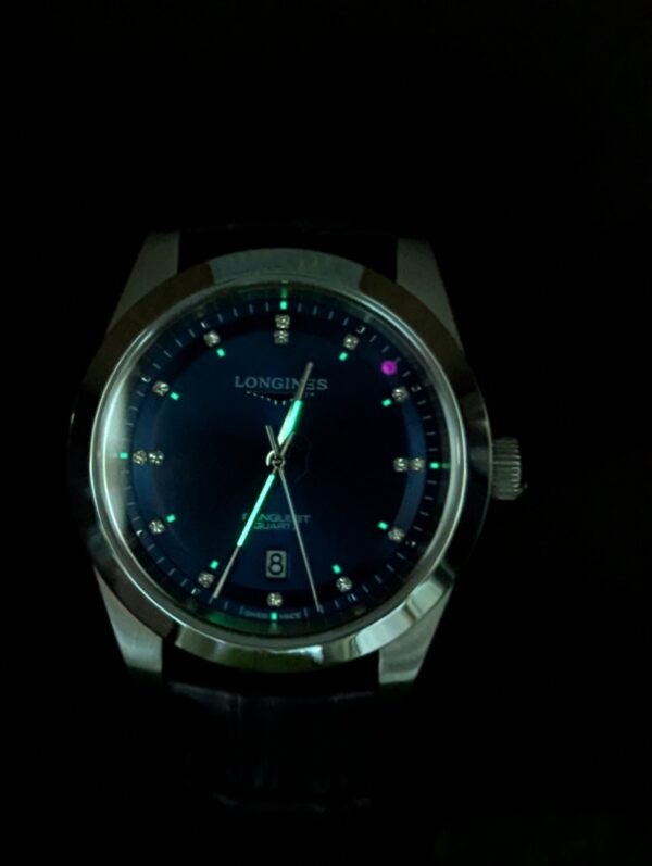 2026/10/68150-scaled.jpg Longines Conquest Quartz Men's Watch with Blue Dial & Black Leather Strap Price in Pakistan